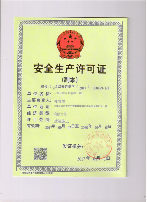 Work Safety License