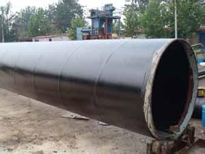 Epoxy asphalt buried paint