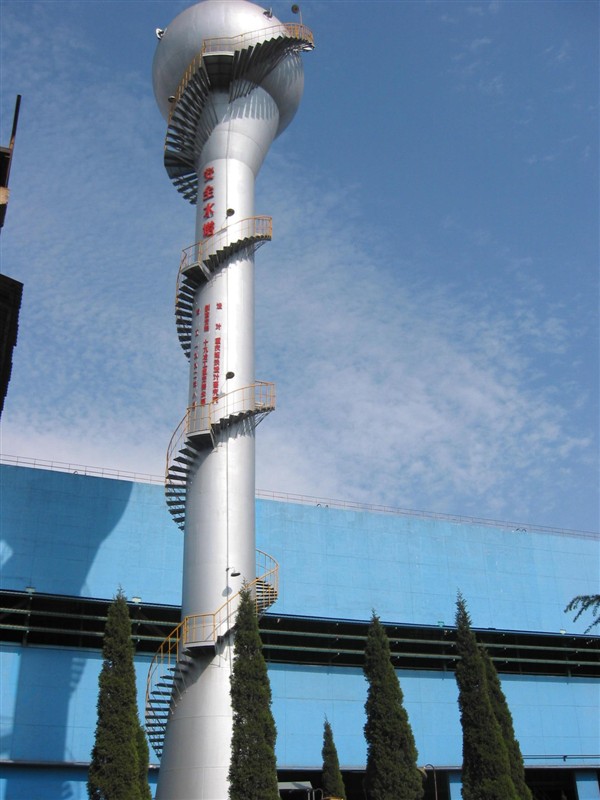 Anti-corrosion of the steel water tower in the third smelting plant of Kunming Iron and Steel