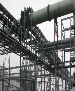 Anti-corrosion of pipe network frame