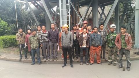 Construction team