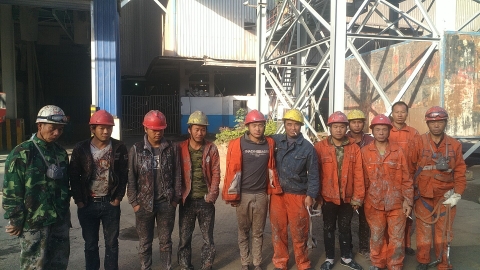 Construction team